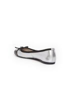 Giulia 6 silberne Lederballerinas