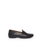 Mocassins Natalia en cuir noirs