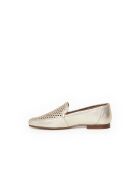 Mocassins Dorine en cuir dorés
