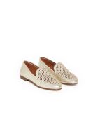 Mocassins Dorine en cuir dorés