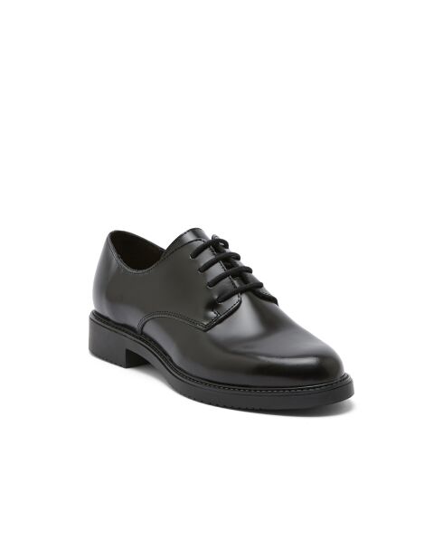 Derbies Alana en cuir noirs