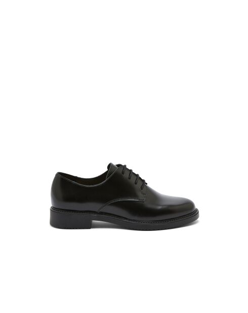 Derbies Alana en cuir noirs