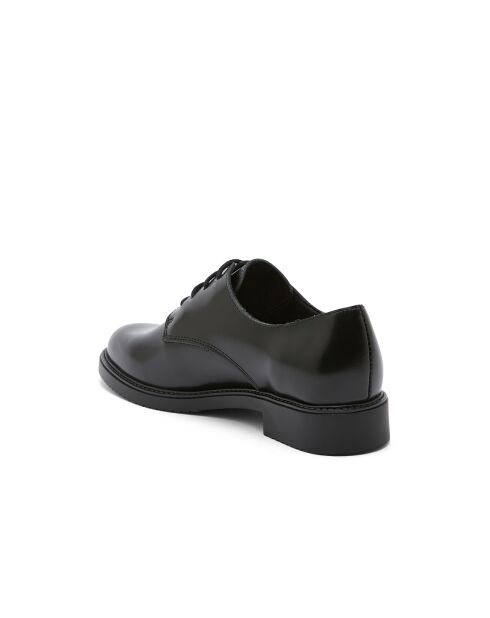 Derbies Alana en cuir noirs