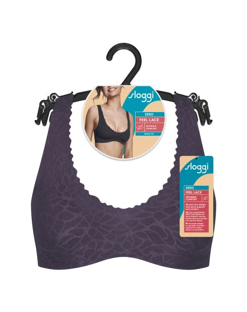 Zero Feel Lace 2.0 Blaubeer-Bralette