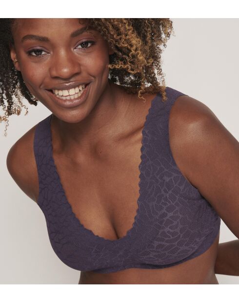 Zero Feel Lace 2.0 Blaubeer-Bralette
