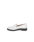 Mocassins Nera en cuir argentés