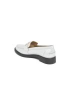 Mocassins Nera en cuir argentés