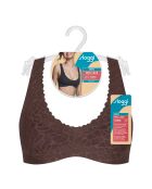 Bralette Zero Feel Lace 2.0 en marrón ébano
