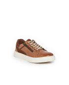 Zapatillas bajas Antoine de piel camel