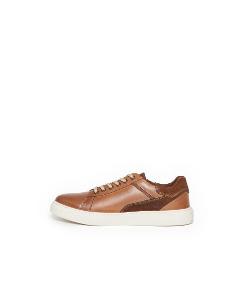 Zapatillas bajas Antoine de piel camel