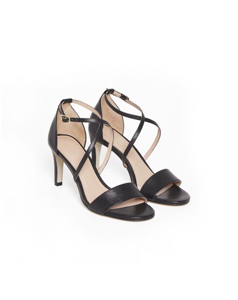 Escarpins Ilyana en cuir noirs