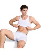 Set van 2 witte Go Abc 2.0 lange boxershorts