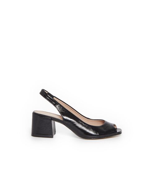 Sandales Lusia en cuir noires
