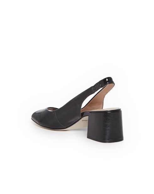 Sandales Lusia en cuir noires