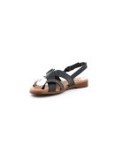 Sandales Papyrusette 6 en cuir noires