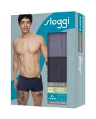 Go Natural Hipster-Slips in Grau/Marineblau, 2er-Pack