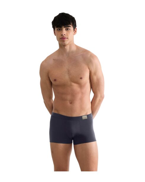Lot de 2 culottes hipster Go Natural gris/bleu marine