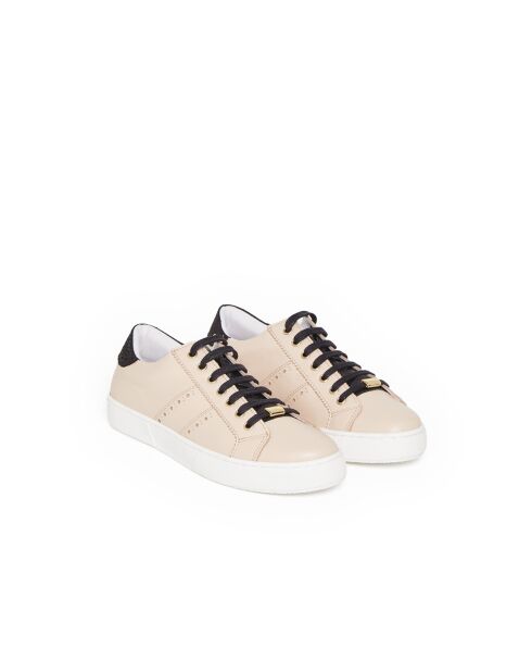 Low-Top-Sneakers Berkeley 6 aus rosafarbenem Leder