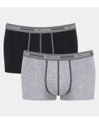 Set di 2 pantaloncini Start grigio/nero