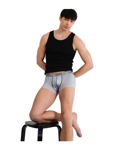 Lot de 2 shorties Start gris/noir