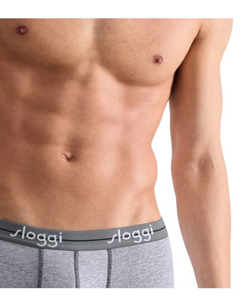 Lot de 2 shorties Start gris/noir