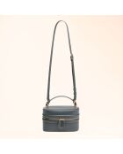 Borsa Maëlle in pelle grigia - 19,5x11,5x7,4 cm