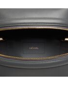 Borsa Maëlle in pelle grigia - 19,5x11,5x7,4 cm