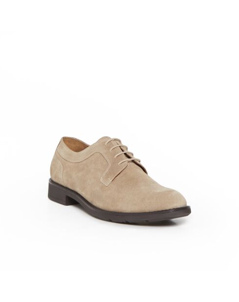 Derbies Cerny en cuir beiges