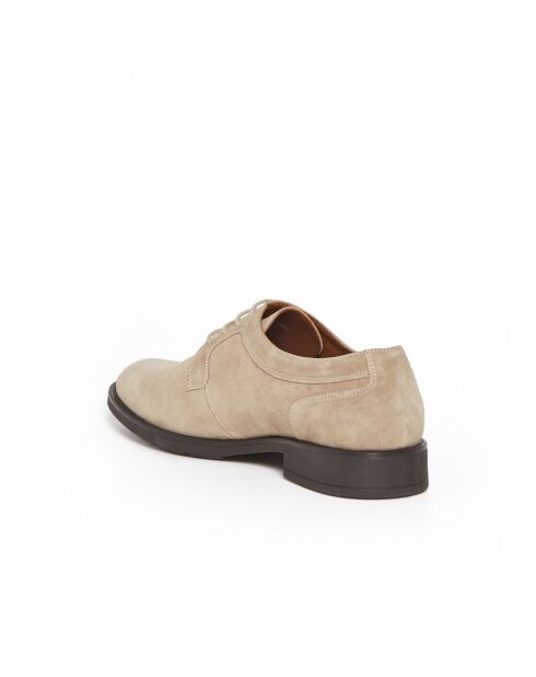 Derbies Cerny en cuir beiges