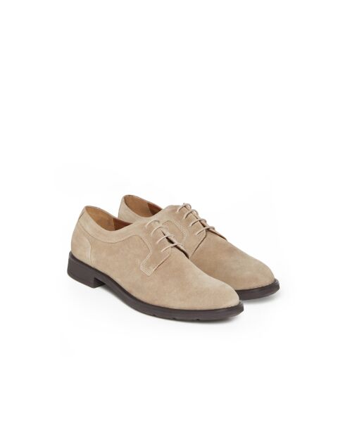 Derbies Cerny en cuir beiges