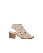 Beige leren sandalen Carioca