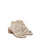 Beige leren sandalen Carioca