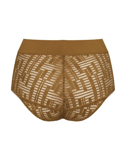 Slip S Seven in oro miele a vita media