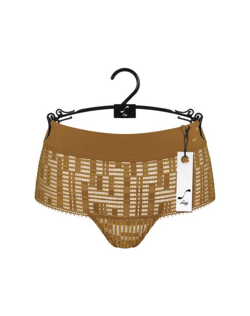 Slip S Seven in oro miele a vita media
