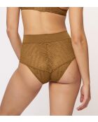 Slip S Seven in oro miele a vita media