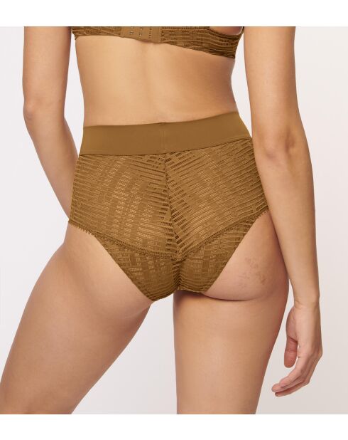 Slip S Seven in oro miele a vita media