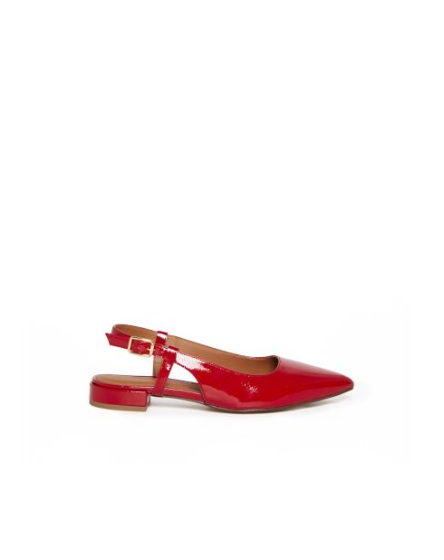 Rote Slingbacks aus Lackleder von Thalassa