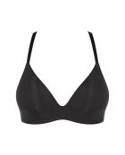 Schwarzer Pu-Push-Up-BH aus weichem Adapt
