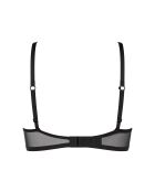 Schwarzer Pu-Push-Up-BH aus weichem Adapt