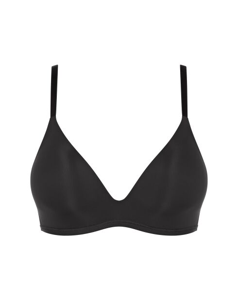 Schwarzer Pu-Push-Up-BH aus weichem Adapt
