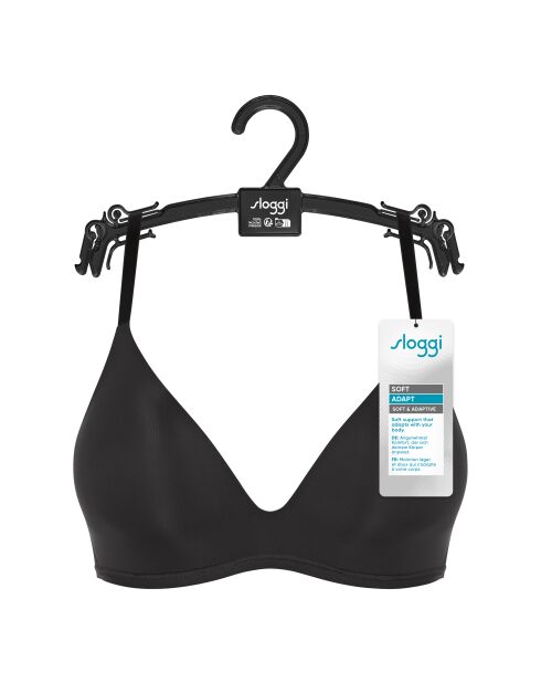 Schwarzer Pu-Push-Up-BH aus weichem Adapt