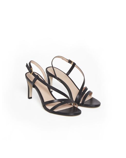 Sandales Nacre en cuir noires