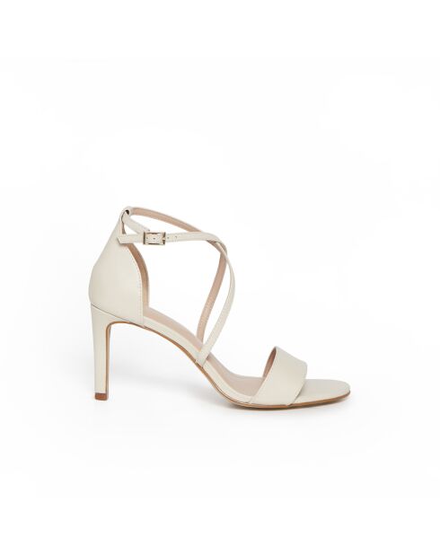 Escarpins Ilyana en cuir marron