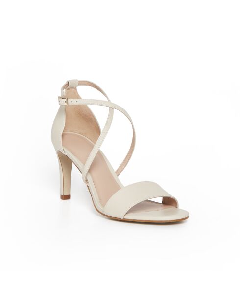 Escarpins Ilyana en cuir marron