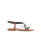 Amy 6 veelkleurige leren sandalen