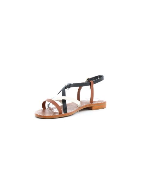 Amy 6 veelkleurige leren sandalen