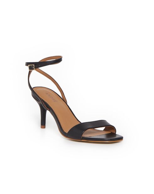 Sandales Glycine en cuir noires