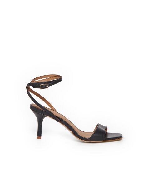 Sandales Glycine en cuir noires
