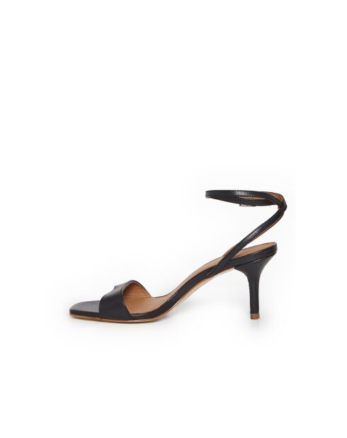 Sandales Glycine en cuir noires