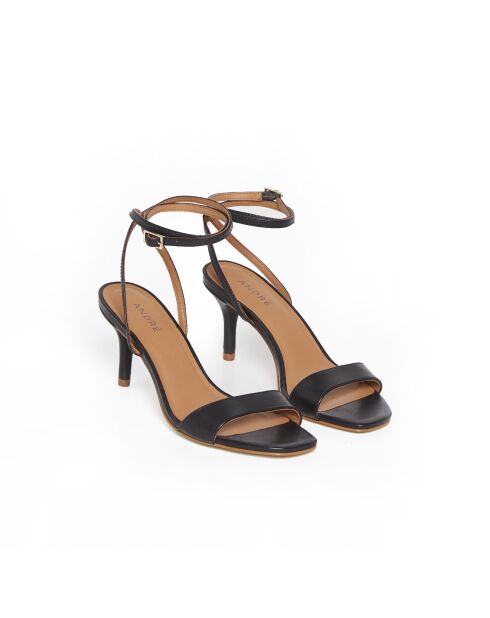 Sandales Glycine en cuir noires